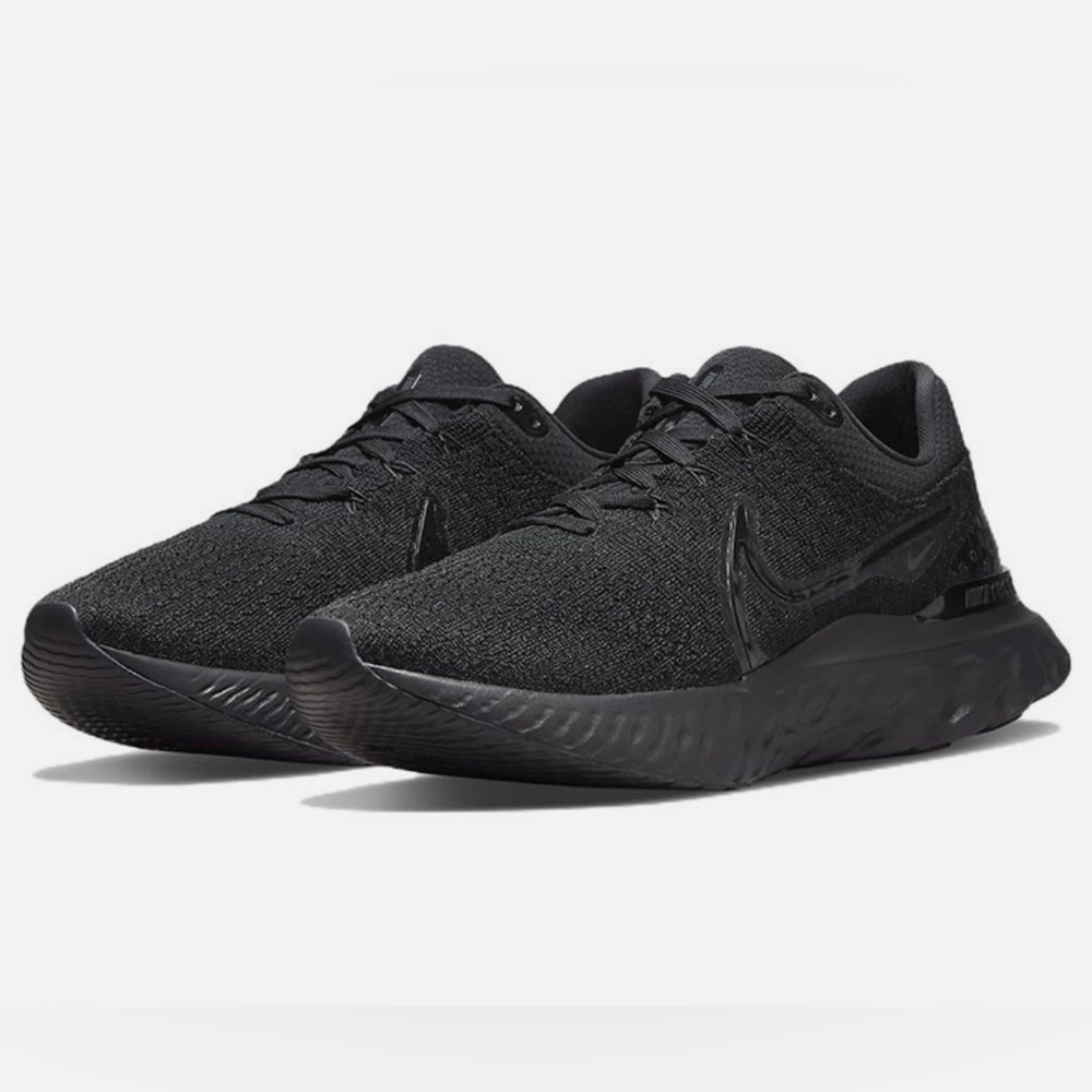 Size 8 - Nike React Infinity Run Flyknit 3 Triple Black